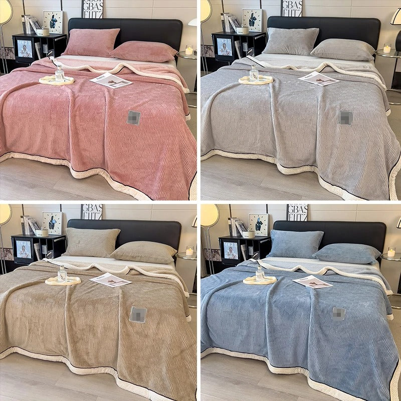 CoralFleece Luxe - Soft Warm Fleece Throw for Sofa and Bed