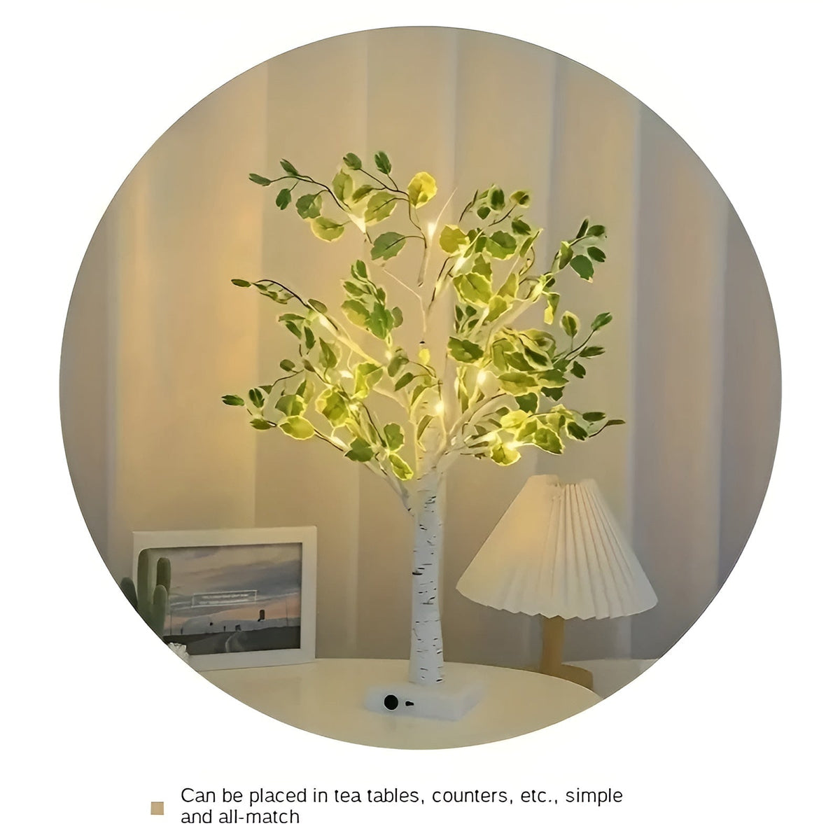 Yorwood - Warm White LED Tree Table Lamp