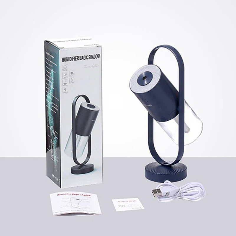 YoruGlow 360° LED Night Light - Rechargeable USB Rotating Lamp for Bedroom and Office