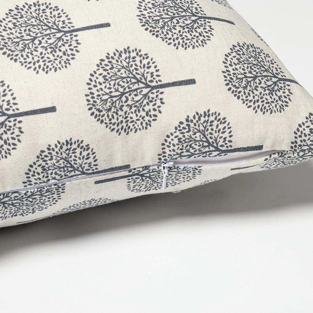 Warelin - Luxurious Linen Cushion Cover with Refined Textile Print