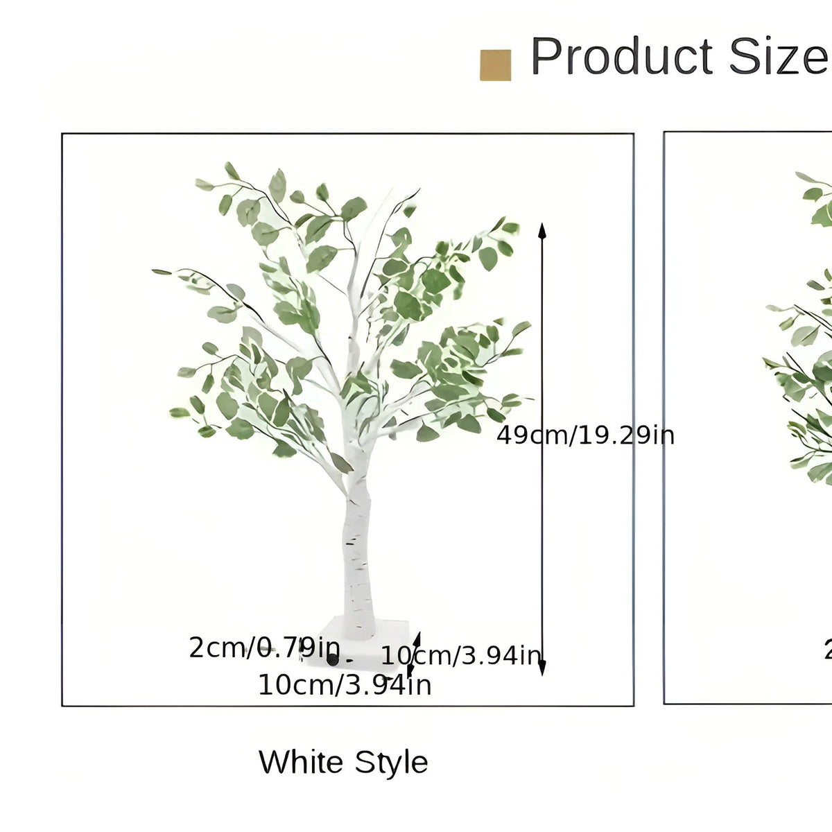 Yorwood - Warm White LED Tree Table Lamp