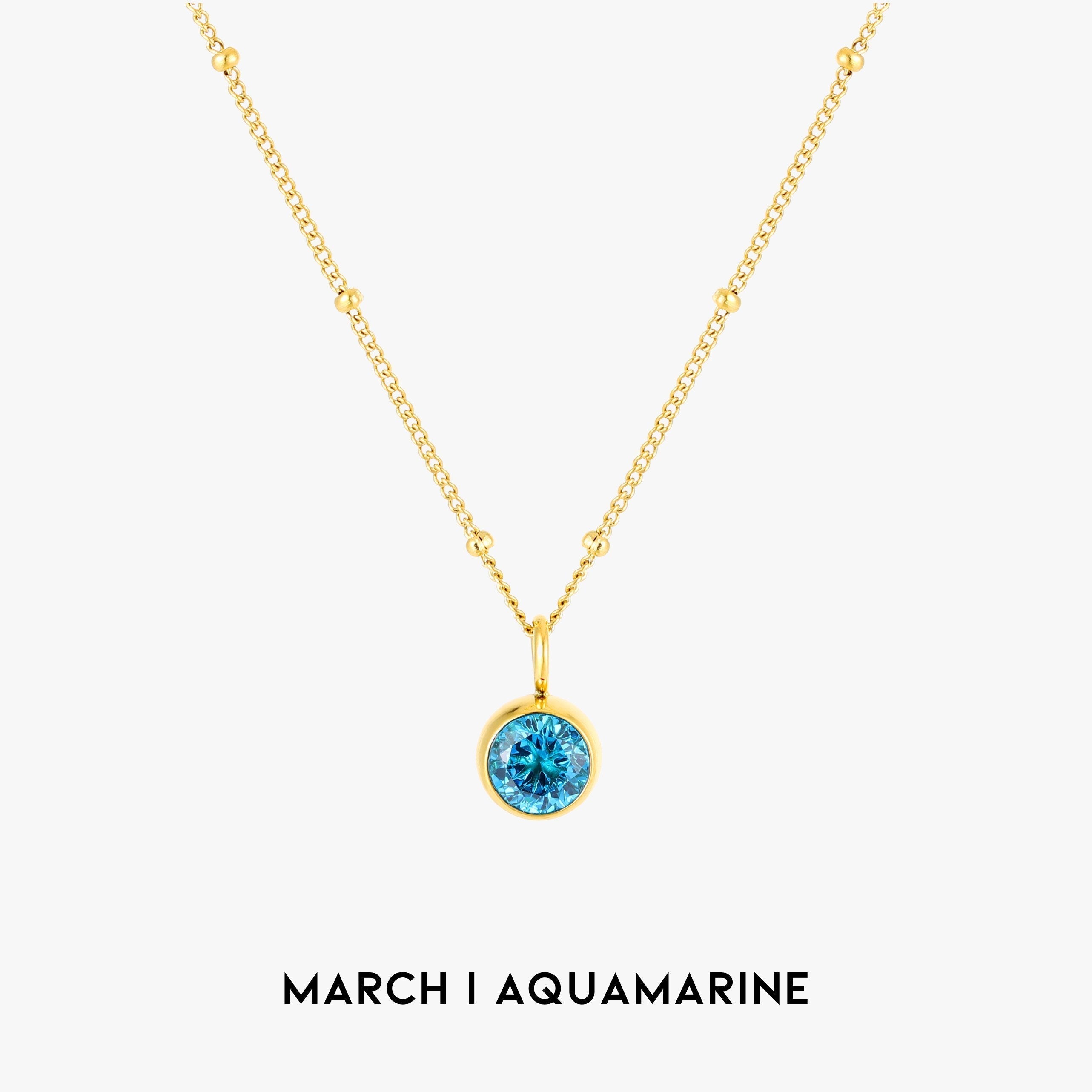Collier Pierre de Naissance Aurora - 12 Mois