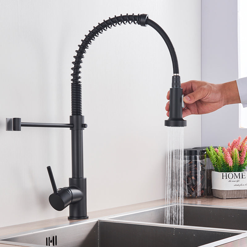 Zoovy Faucet - Robinet Cuisine Noir Stylé Multifonction