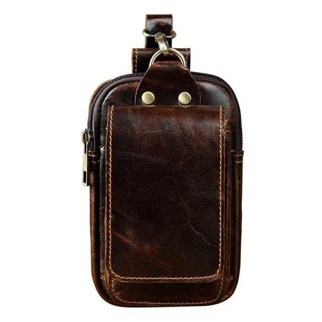 EliteGuard - Sac Banane Cuir Luxe Homme 25x15cm