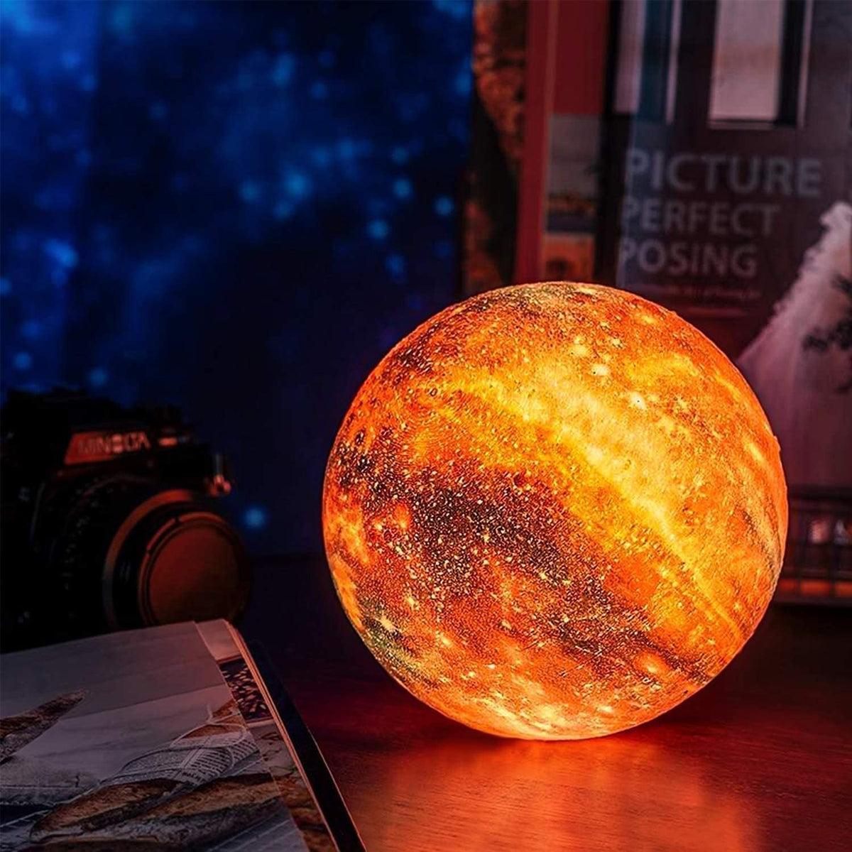 Moonbright Lamp - Rechargeable Starry Sky Night Light