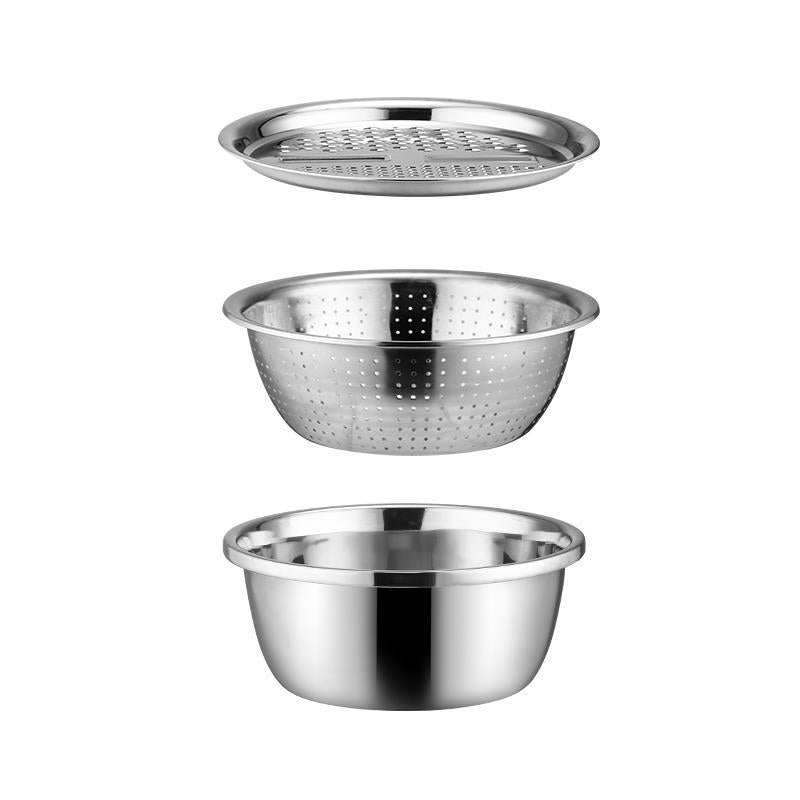Master Chop - Râpe de Cuisine 3-en-1 en Acier Inoxydable