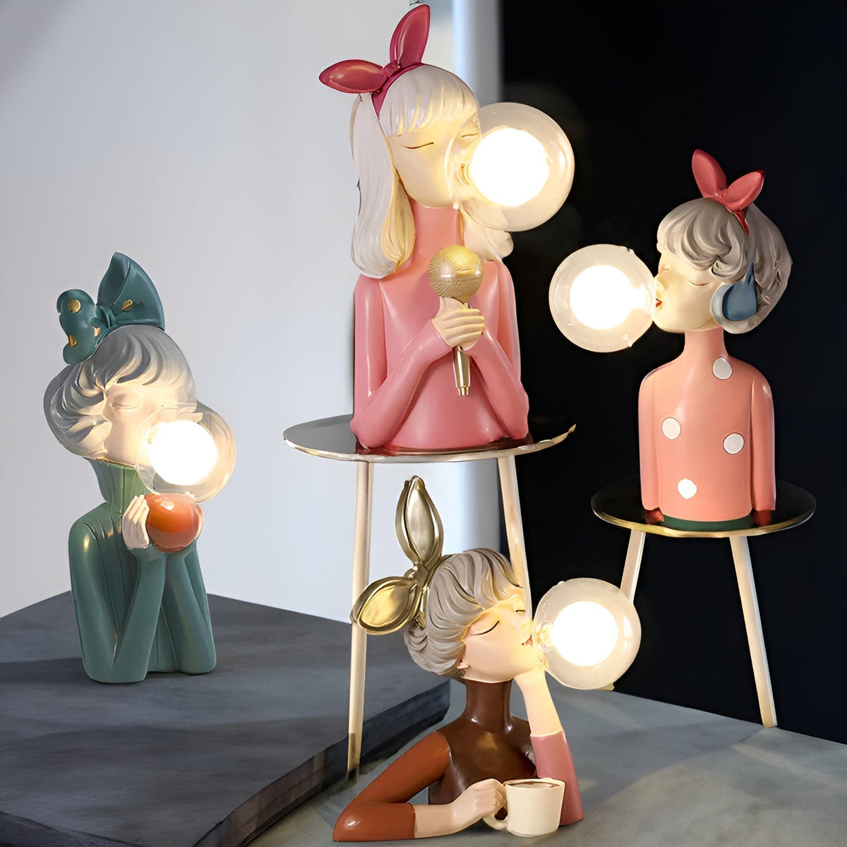 BubbleGlam - Elegant Bubble Design Ambient Lamp