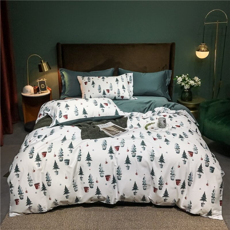 Christmas Milestone - Festive Egyptian Cotton Bedding Set