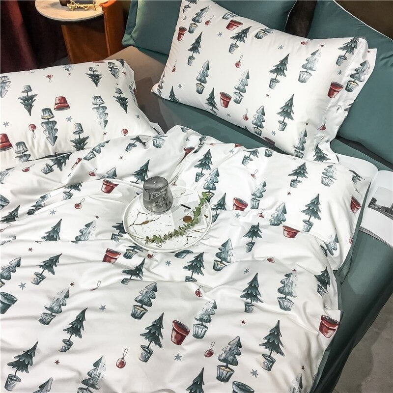 Christmas Milestone - Festive Egyptian Cotton Bedding Set