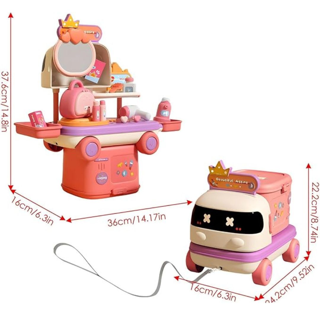 AdventureTruck - 2-in-1 Toy Truck and Creative Play Station