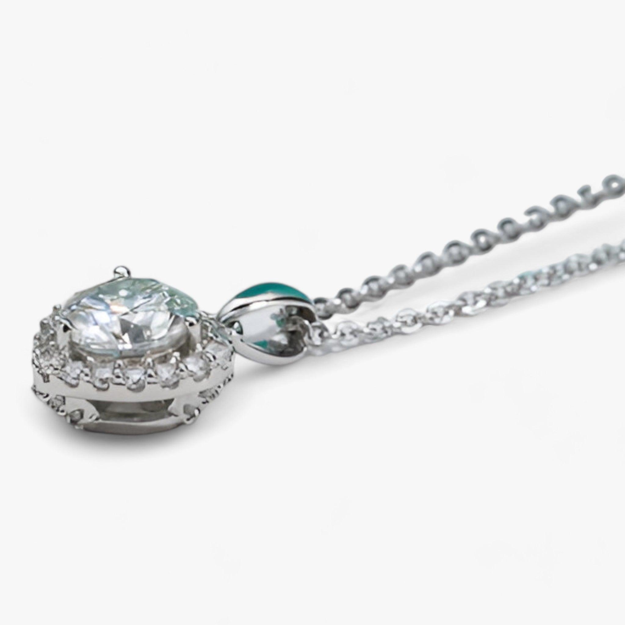 Amouria - Collier pendentif cœur en moissanite