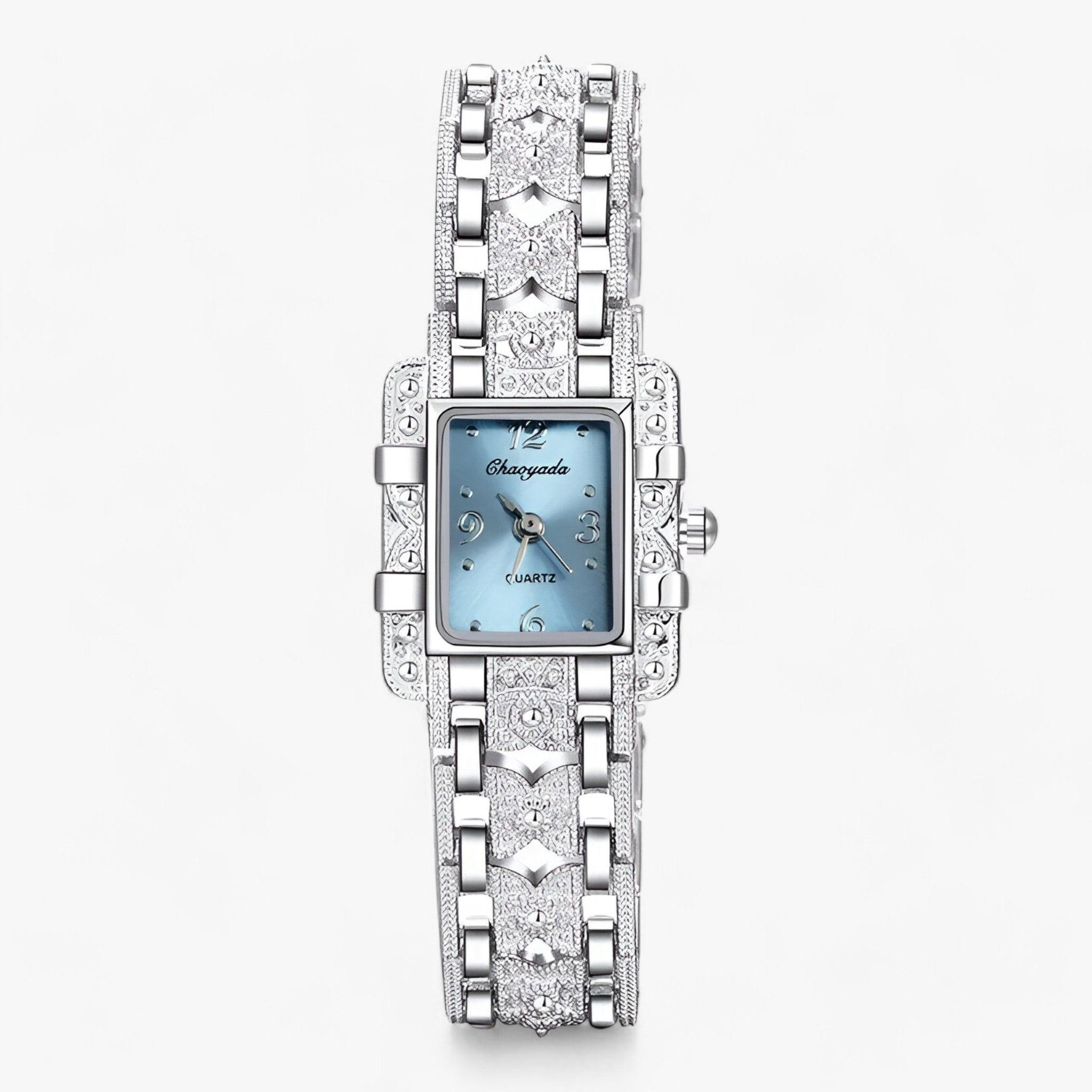 Camille - Elegant Rectangular Crystal Watch