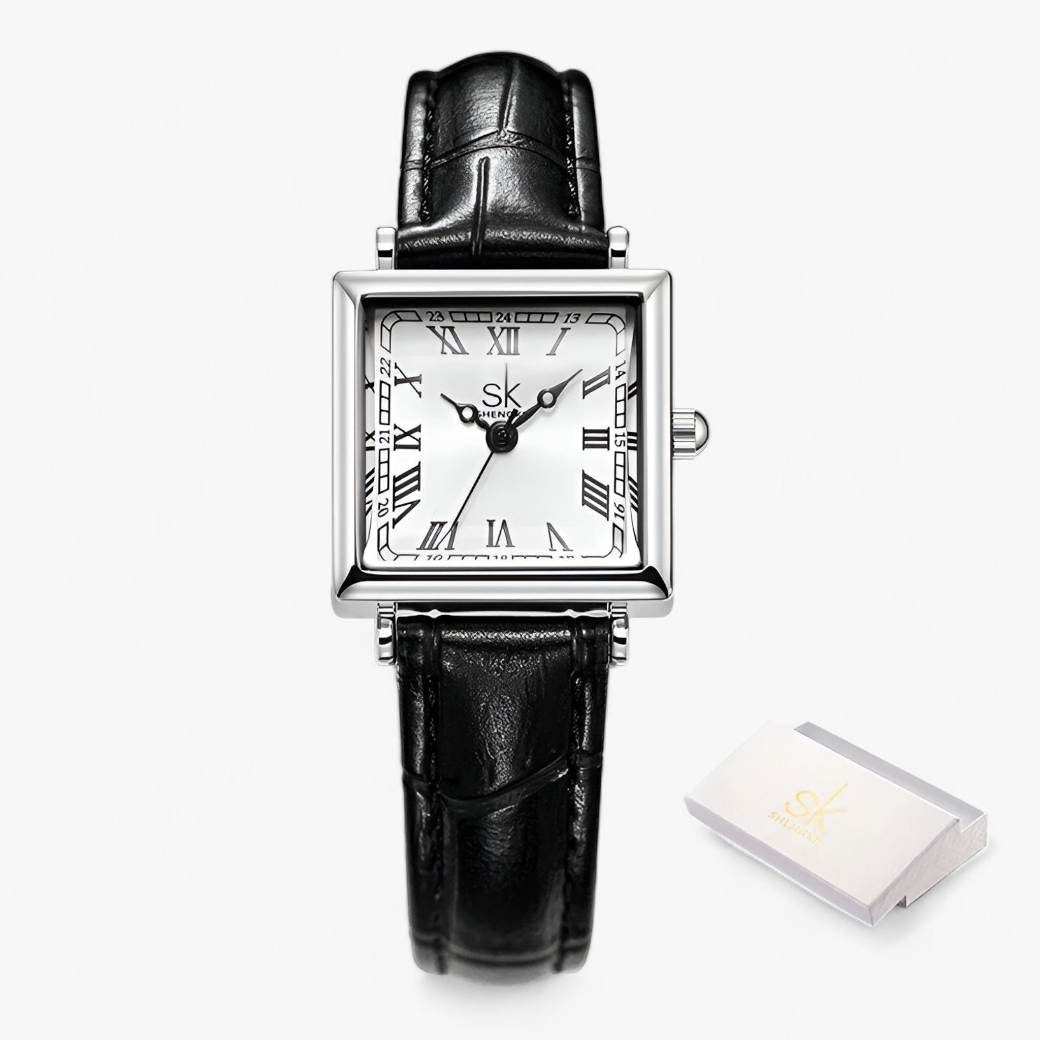Vivienne Time - Elegant Square Watch for Women
