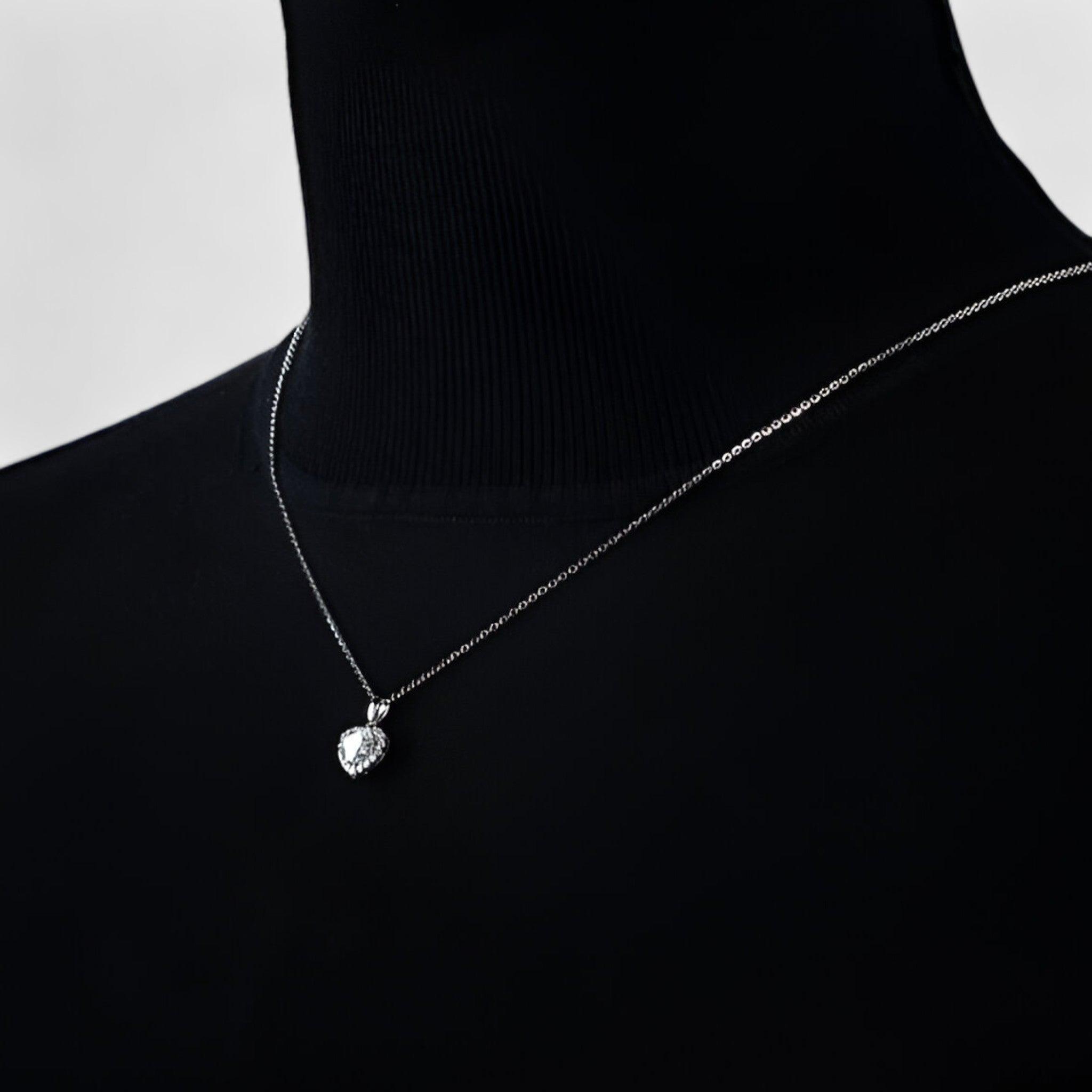 Amouria - Moissanite Heart Pendant Necklace