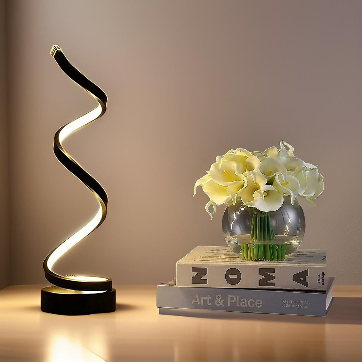 UmoLume - Modern LED Table Lamp with Touch Control and Warm Light