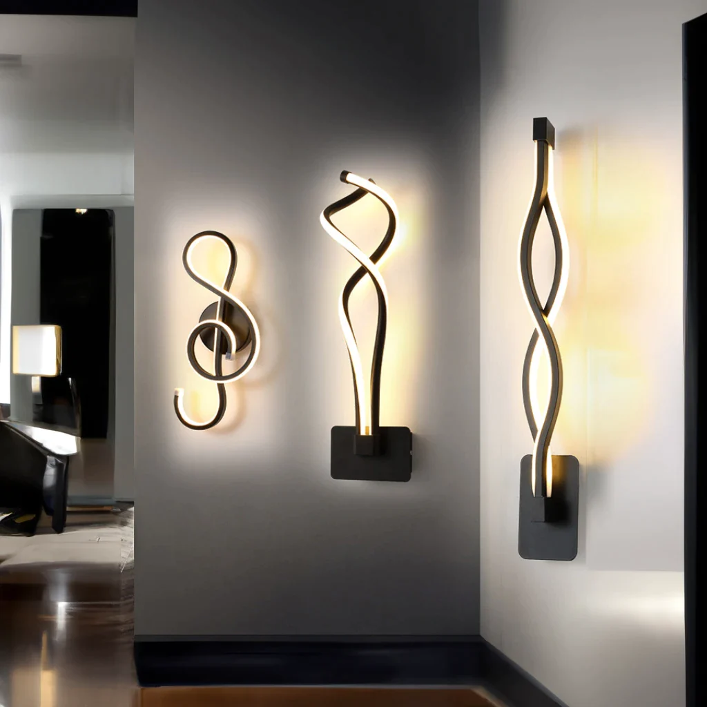 ÉclatHarmonieux - Elegant Wall Sconce for a Calming Ambiance