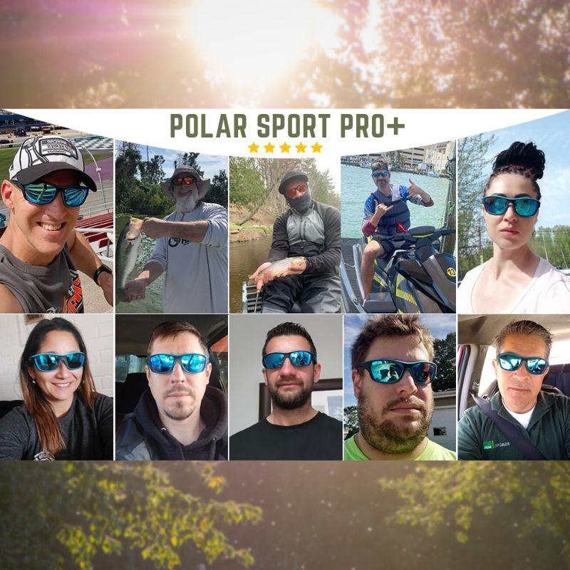 PolarSport PRO+ - Polarised Anti-Scratch Sunglasses with 100% UV Protection