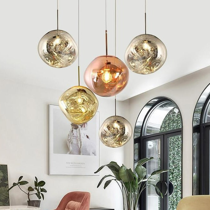 Chroma Glow - Colorful Pendant Light with Elegant Design
