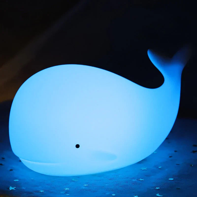 Delfina - Color-Changing LED Whale Night Light for Kids