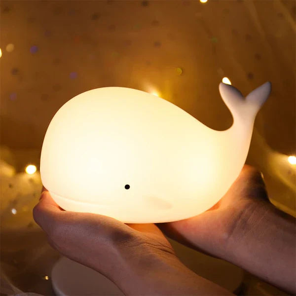 Delfina - Color-Changing LED Whale Night Light for Kids