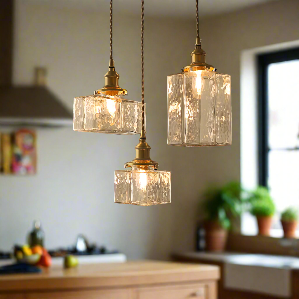 Lumière Light - Elegant Pendant Light with Gold Cable