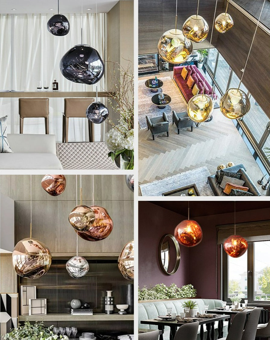 Chroma Glow - Colorful Pendant Light with Elegant Design