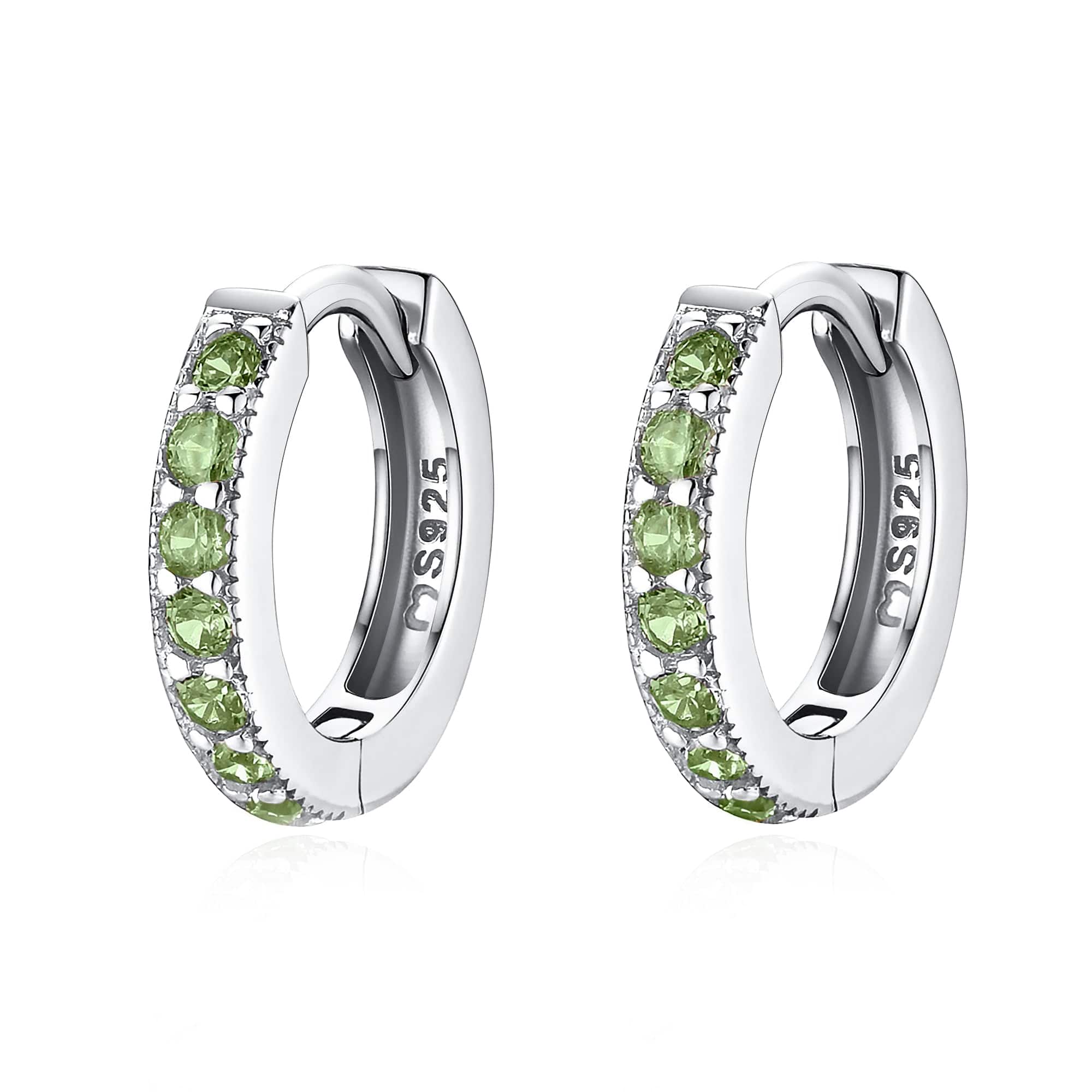 Amaranta - Luxurious Sparkling Zirconia Hoop Earrings