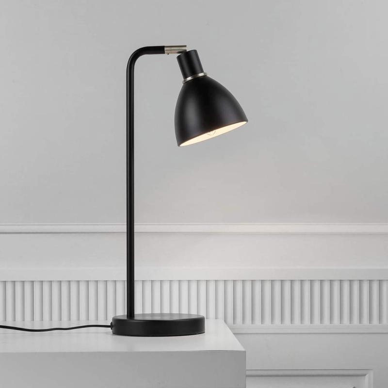 GrantLuxe Light - Elegant Black Table Lamp for Your Desk