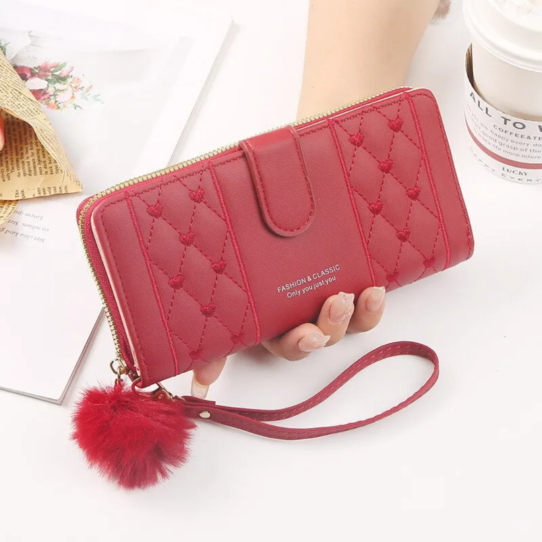 EmbroiWallet - Portefeuille Brodé avec Bracelet