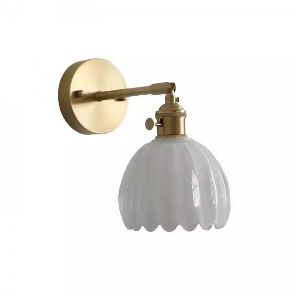 Havenbloom - Retro Tulip Glass Wall Sconce