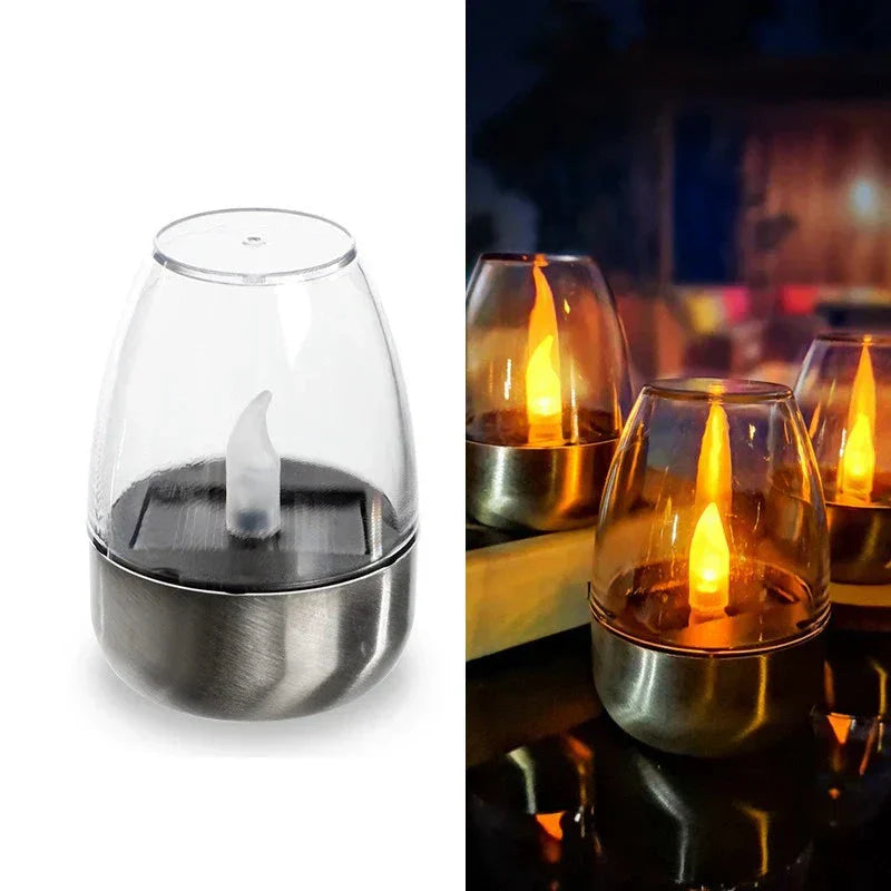 CandelaSoleil - Elegant Solar Lantern for Garden and Patio