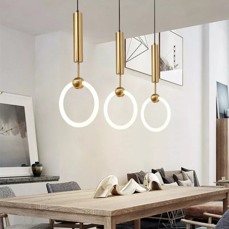 Nordic Elegance - Scandinavian LED Pendant Light with Minimalist Design