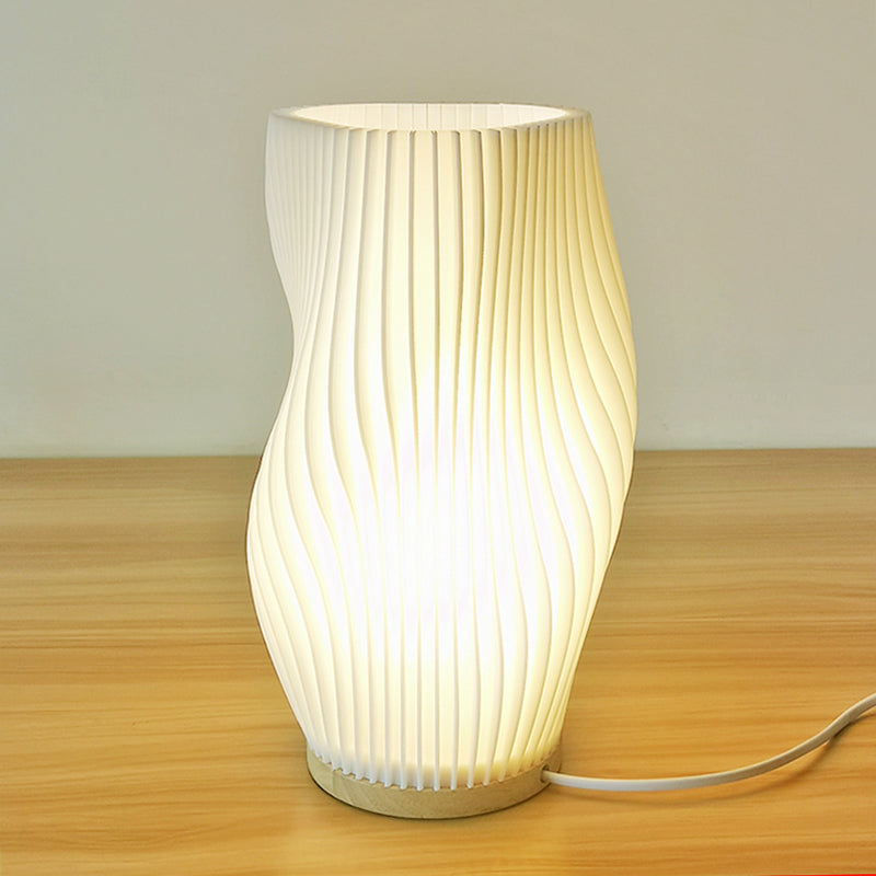 Frenchlight Lamp - Pleated Cream Table Lamp for a Refined Ambiance