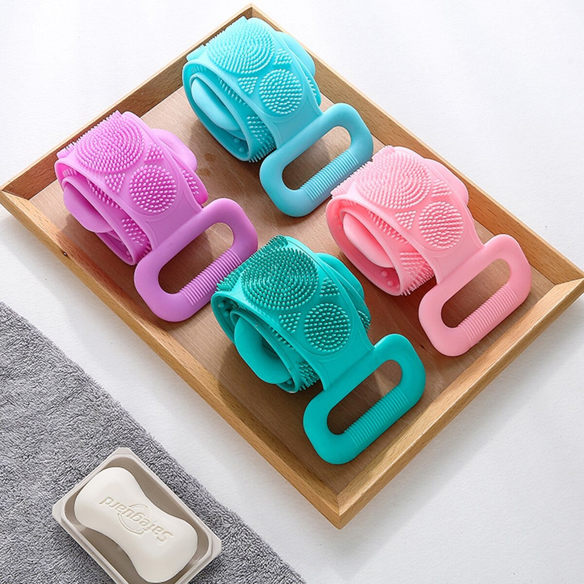 Massage Brush Pro - Silicone Exfoliating Body Massage Brush