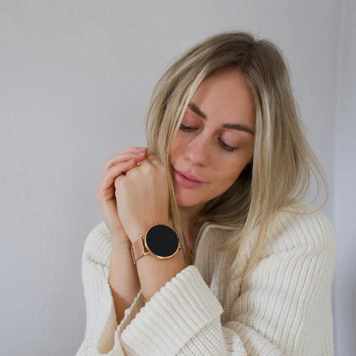 SlimGrace Elite - Smartwatch AMOLED Ultra-Slim Femme