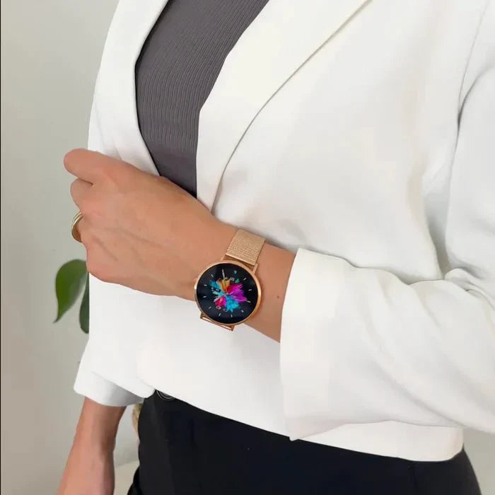 SlimGrace Elite - Smartwatch AMOLED Ultra-Slim Femme