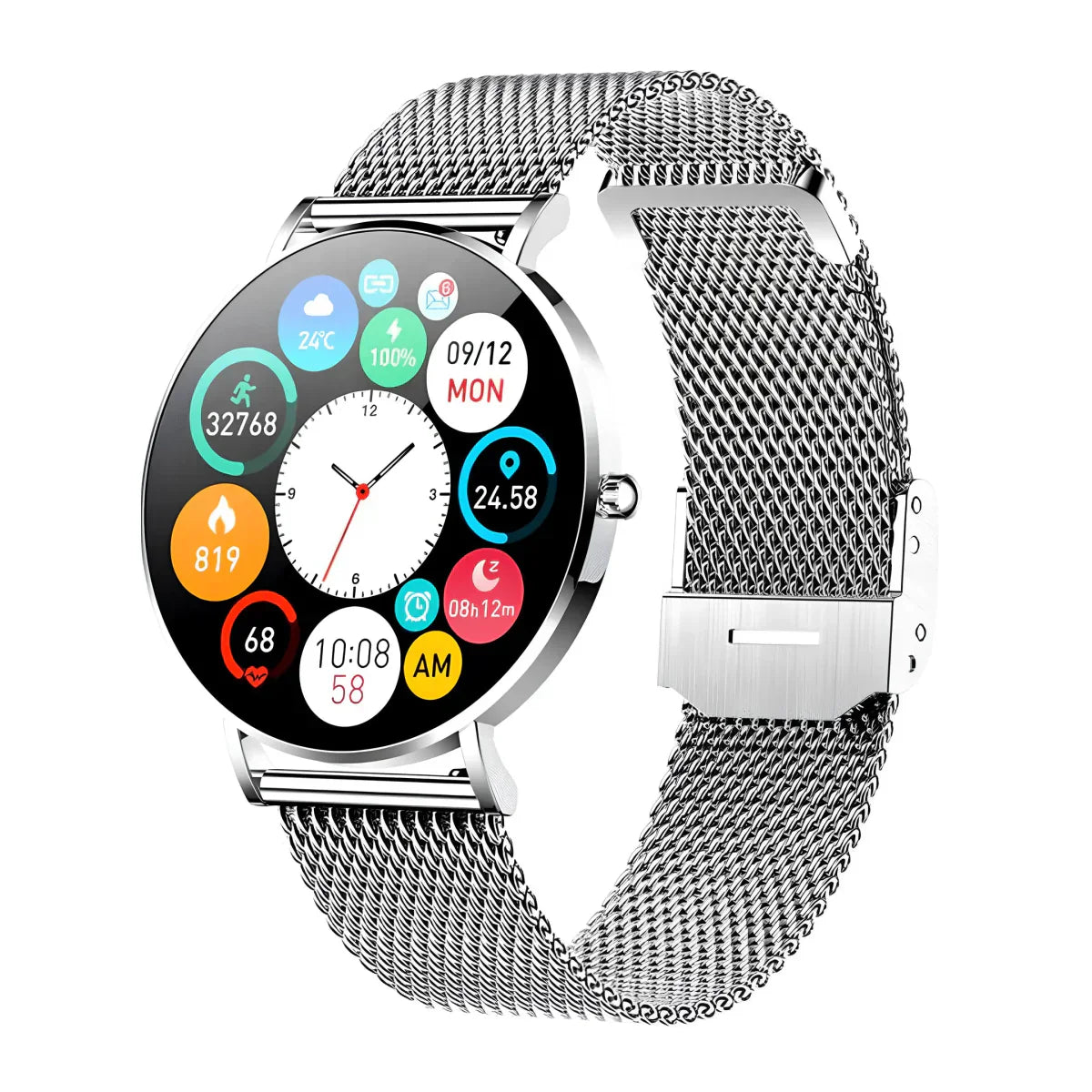 SlimGrace Elite - Coach Santé Ultra-Fin 6,8mm AMOLED
