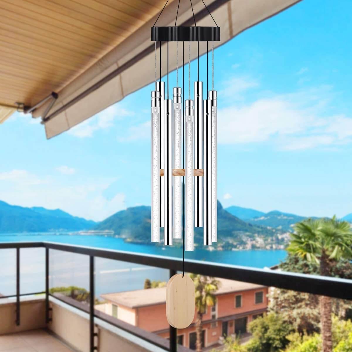 Harmony - Carillon à Vent Solaire avec Lumière Multicolore