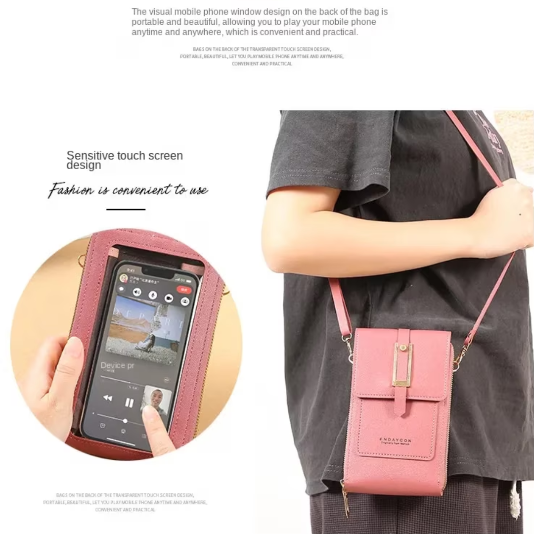 Sonia Wallet - Étui-Portefeuille Cuir pour Smartphone