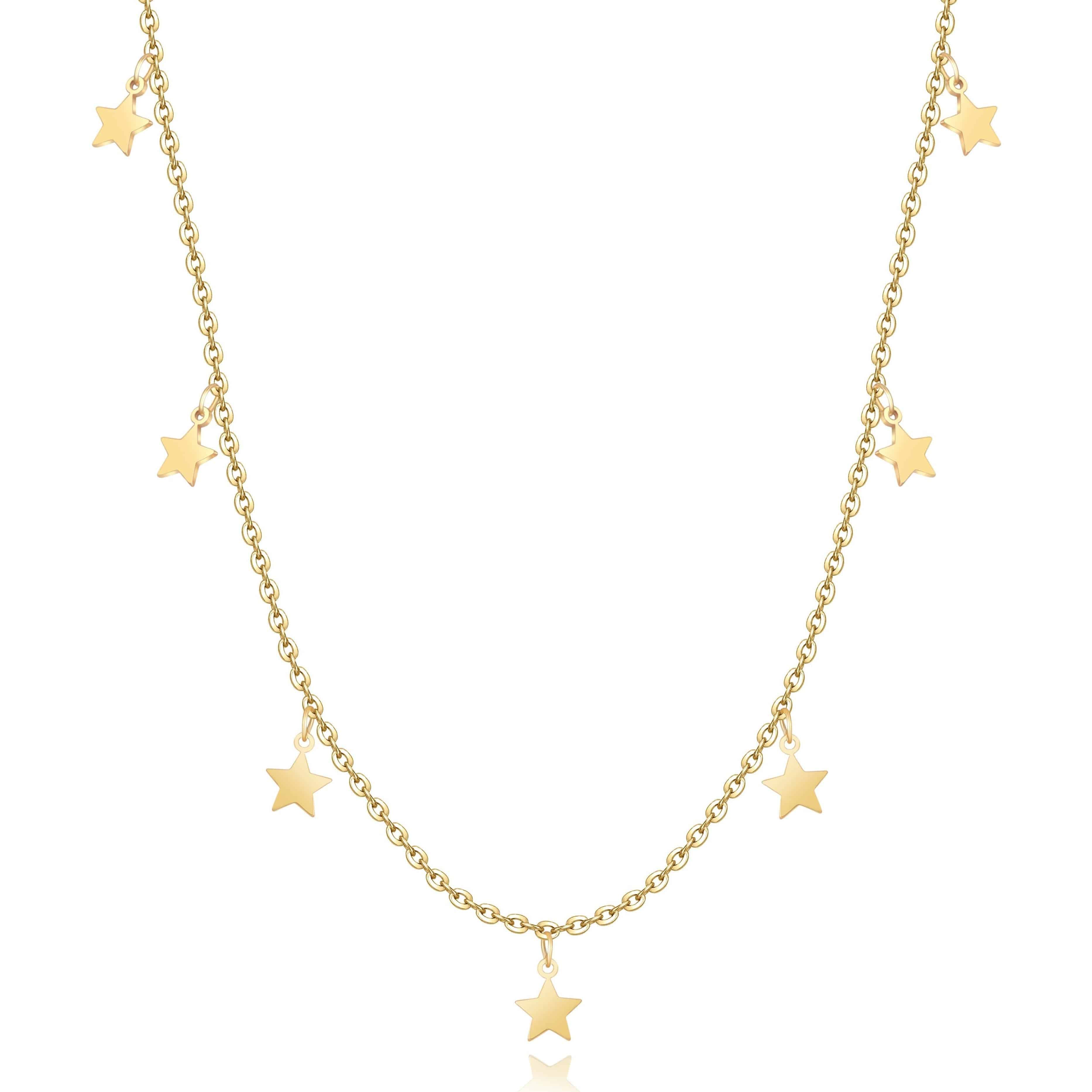 Elara - Collier étoiles à l'élégance scintillante au quotidien