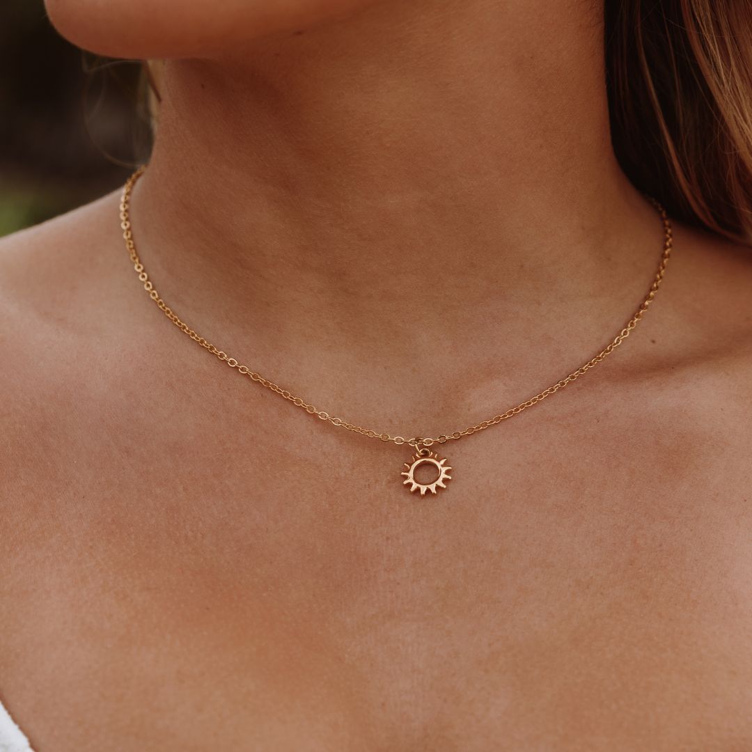 Solara - Collier pendentif soleil