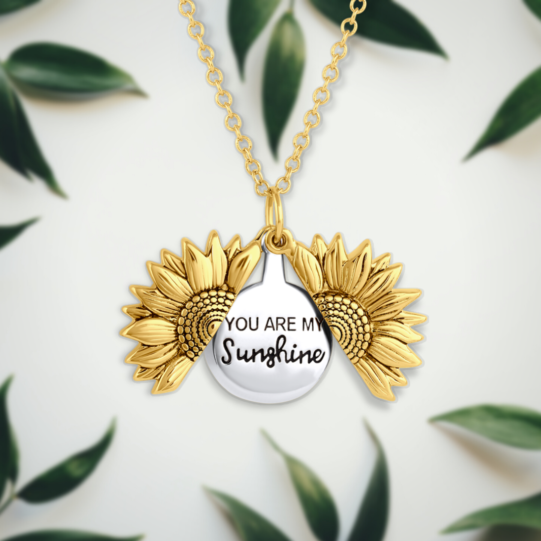 Solara - Elegant Sunflower Pendant Necklace