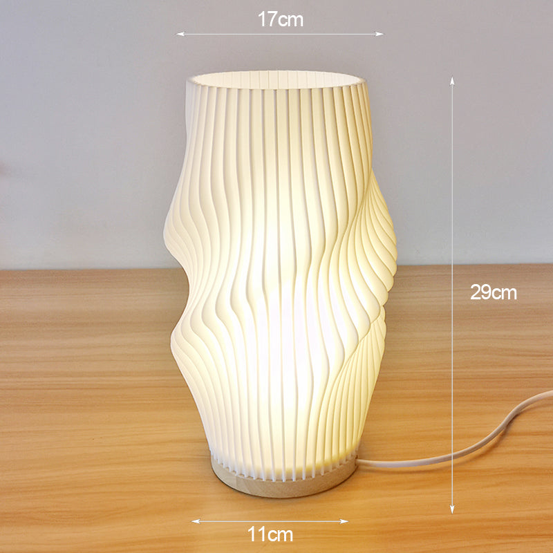 Frenchlight Lamp - Pleated Cream Table Lamp for a Refined Ambiance