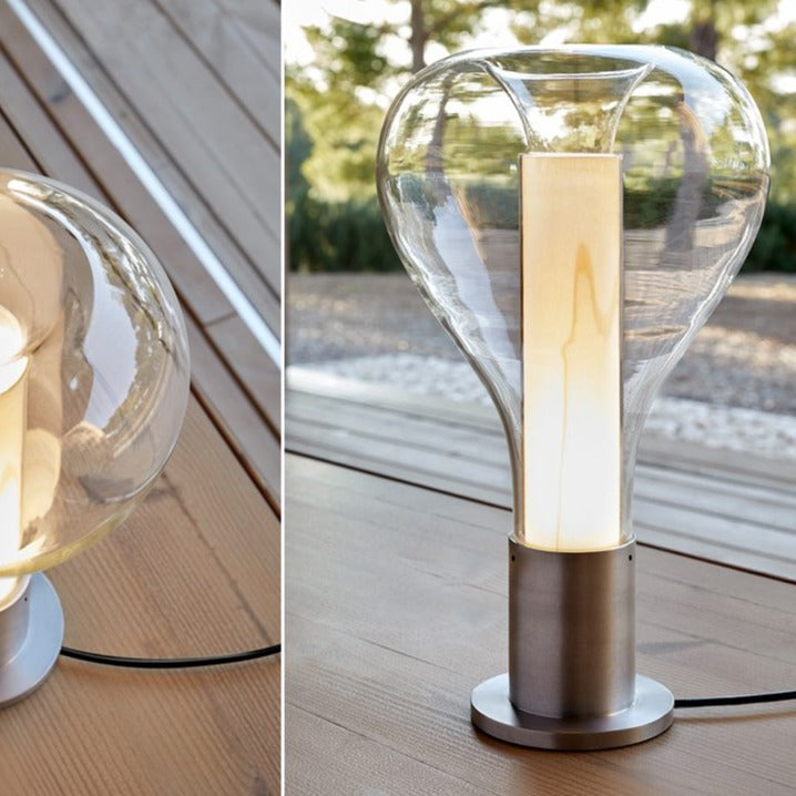 LavaGlow Lamp - Artistic LED Glass Table Lamp