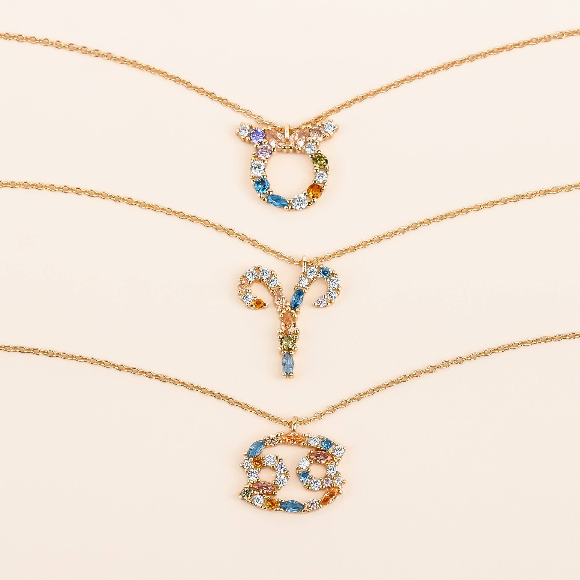 Celestia - Elegant Celestial Star Necklace in Silver
