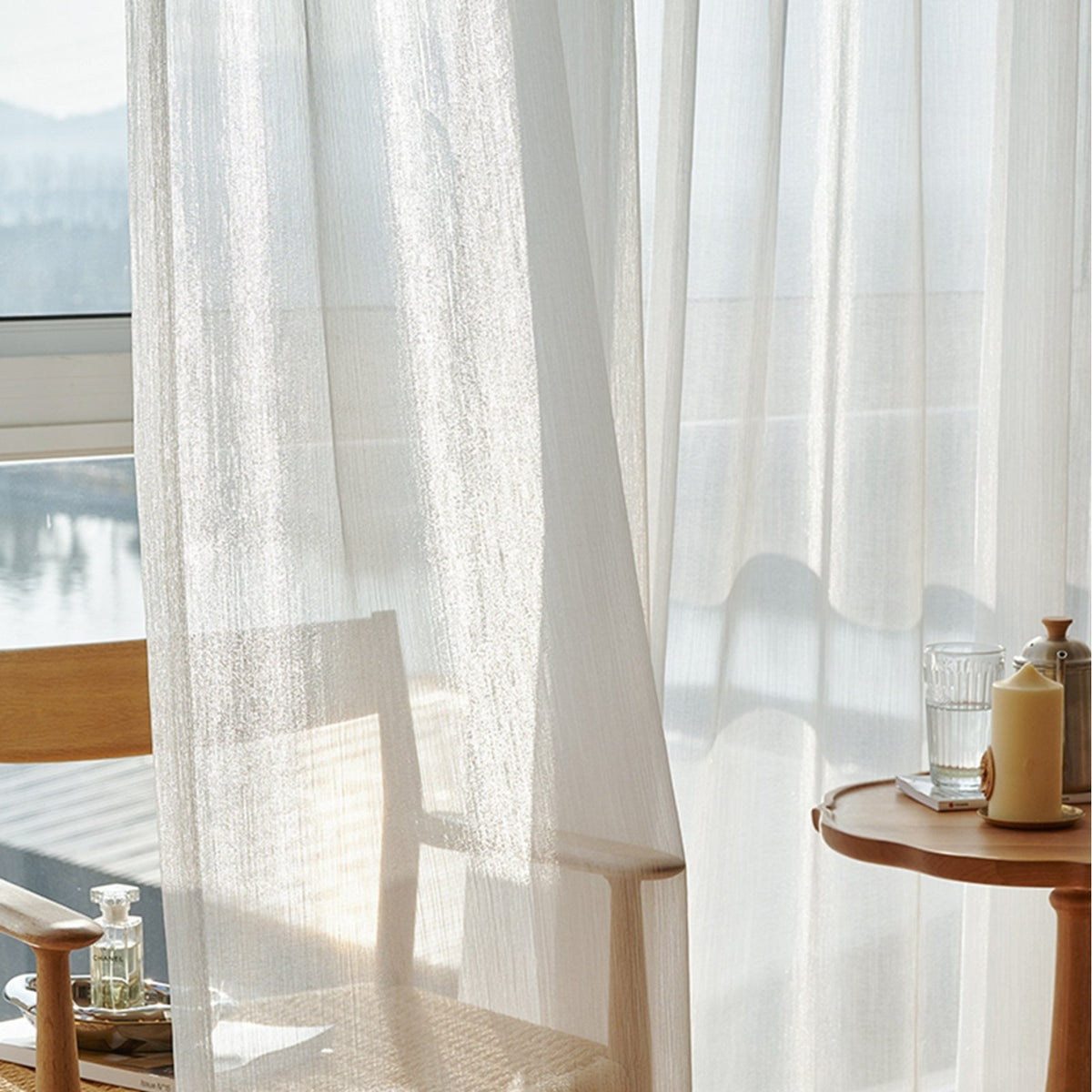 WeaveGlam Curtains - Sheer Woven Curtains for Modern Interiors