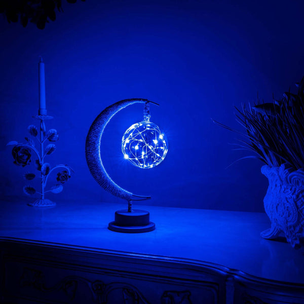 LunarGlow - Lampe de Table Lune Magique pour une Ambiance Féerique