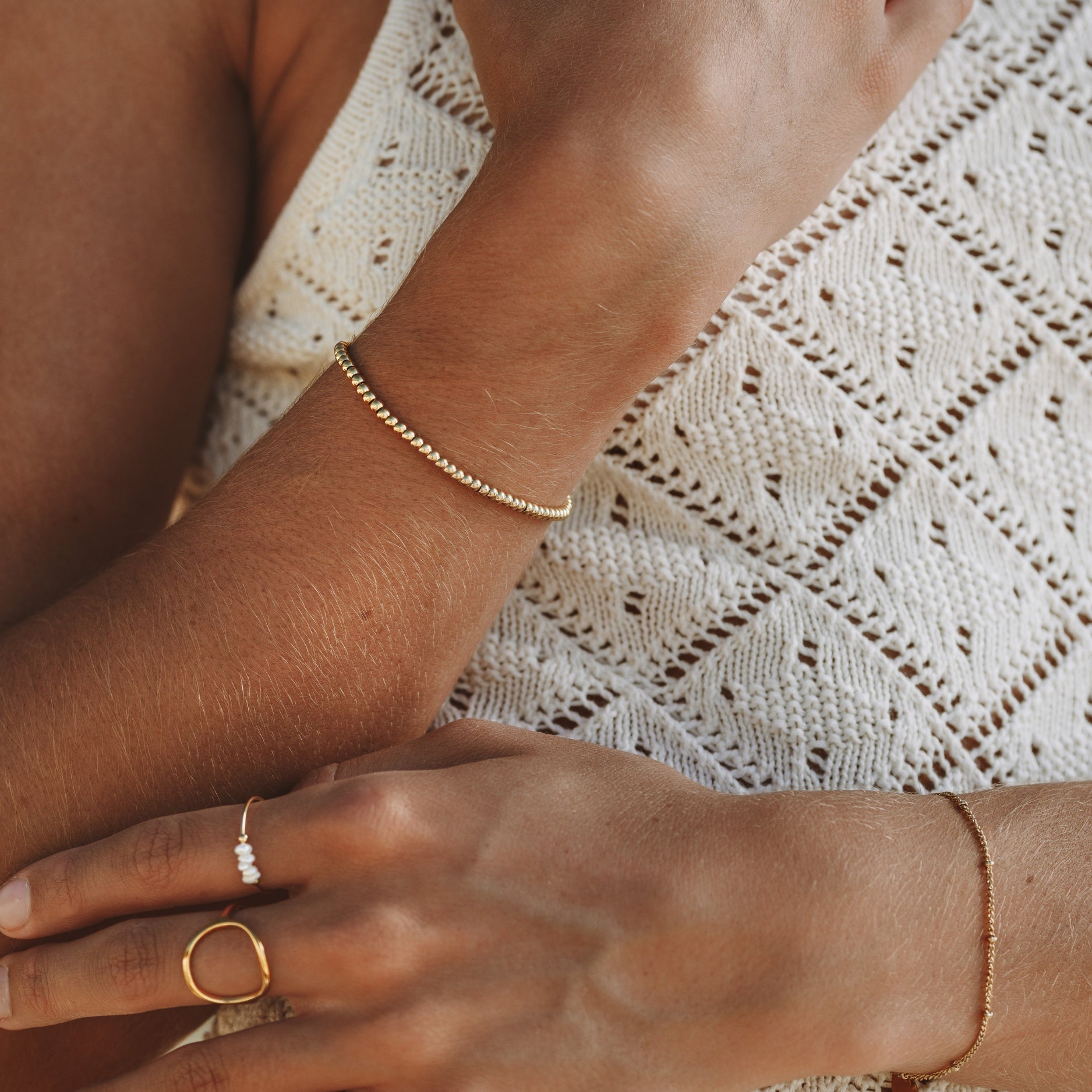 Nova - Bracelet en perles fines au look raffiné