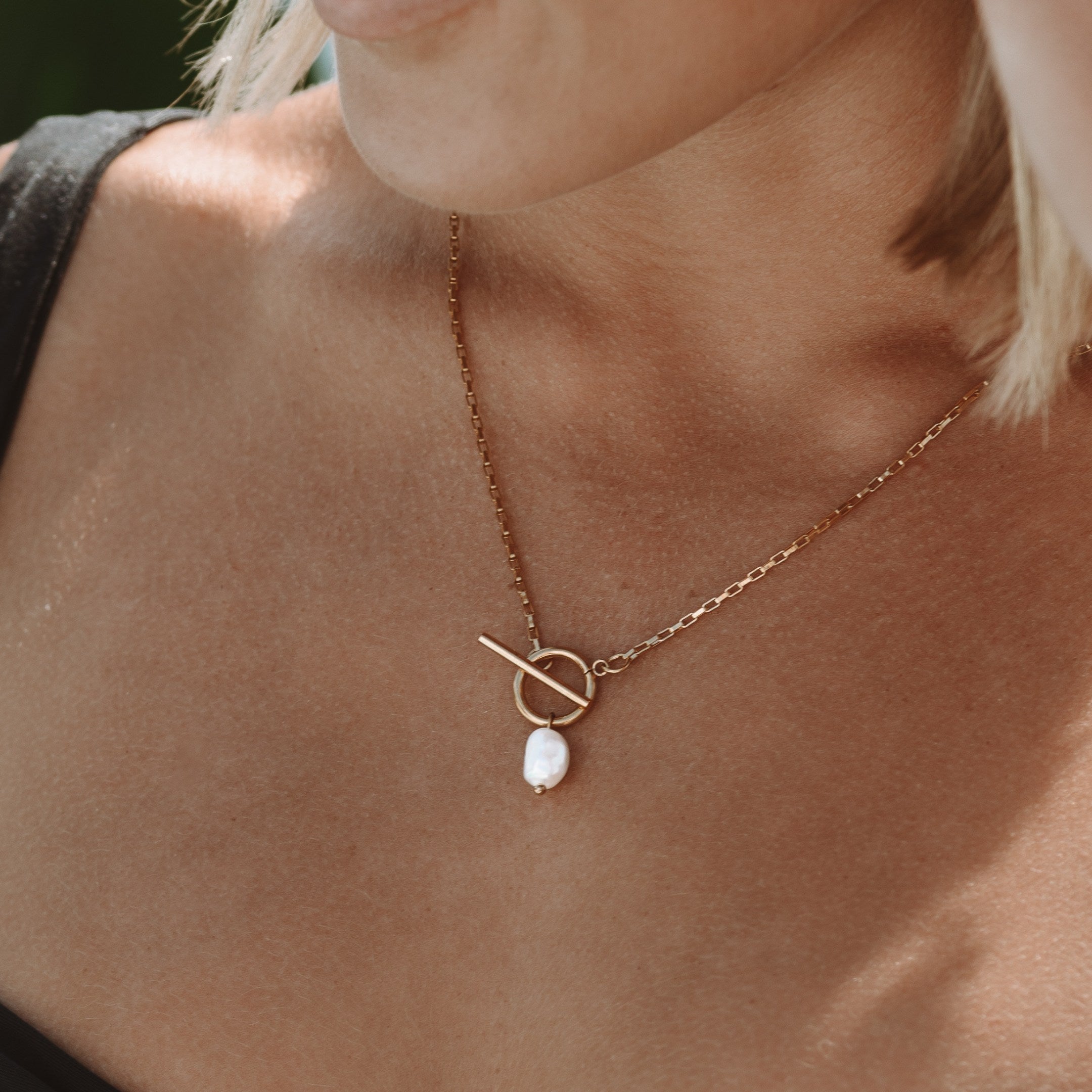 Lucía - Collier perle avec fermeture élégant
