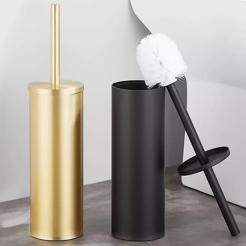 Goldy - Elegant Gold Toilet Brush Holder for a Refined Bathroom